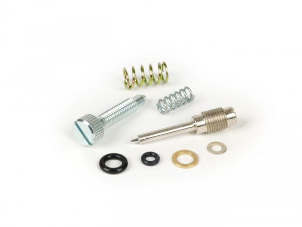 Fuel/air Mixture Screw And Throttle Valve Ajduster Screw Set Dellorto Phbl 222425/phbh 2830 Carburettor