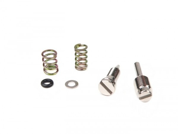 Fuel/air Mixture Screw And Throttle Valve Ajduster Screw Set Dellorto Phbn Carburettor Minarelli 50cc (manual Choke)