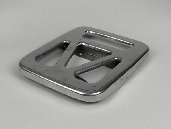 Luggage Rack Plate Vespa  Stainless Steel