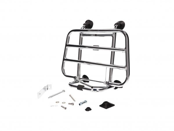 Front Luggage Rack / Carrier Chromed 101 Octane