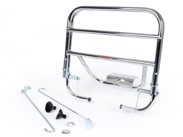Rear Rack, Fold Down Ams Cuppini 230x300mm  Chrome