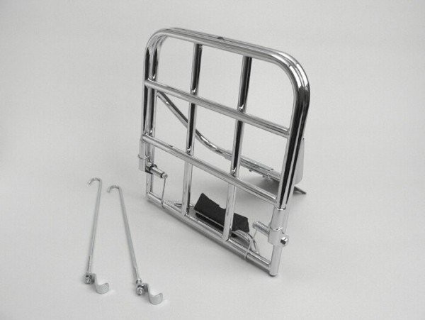 Rear Rack, Fold Down Ams Cuppini 280x320mm  Chrome