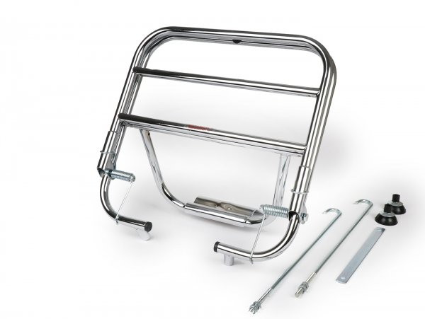 Rear Rack, Fold Down Ams Cuppini  Chrome