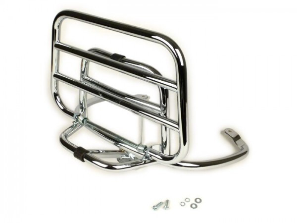 Bagagedrager inklapbaar achter piaggio  Chroom (Vespa Modern)