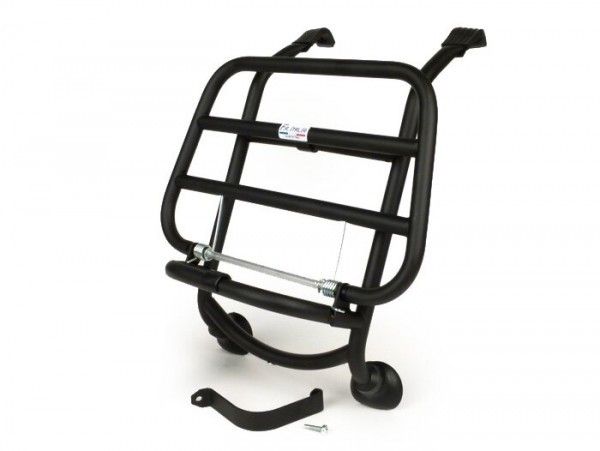 Front Rack, Fold Down Fa Italia  125200250300cc Matt Black