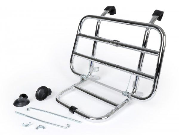 Front Rack, Fold Down Vigano  Chrome