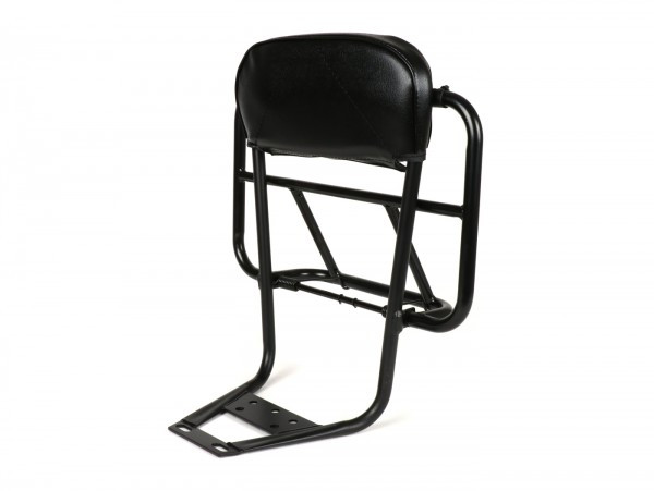 Rack With Backrest Incl. Cushion Moto Nostra V2  Black