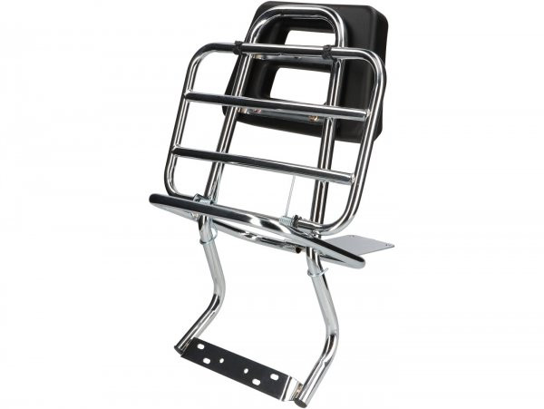 Rack With Backrest Moto Nostra  Chrome