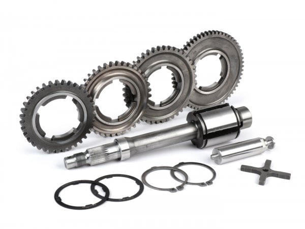 Gearbox (gear Cogs Incl. Drive Shaft, Cruciform, Gear Selector Rod) Oem Quality