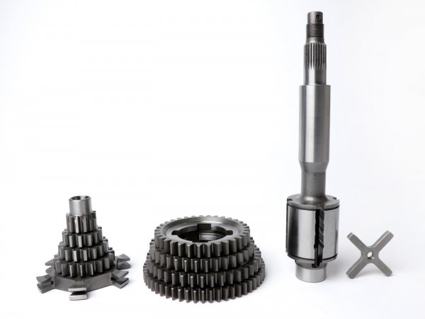 Gearbox Complete (gears + Gear Cluster + Main Shaft + Cruziform) Benelli Type Grantour Touring