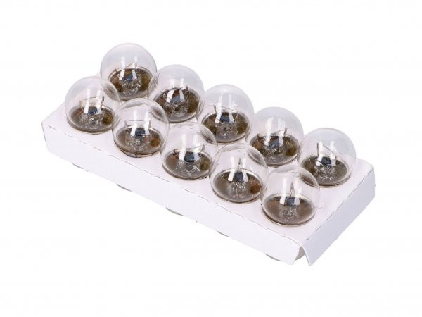 Turn Signal Bulb Clear 101 Octane R10w Ba15s 12v 10w  10 Pcs