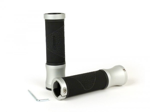 Pair Of Grips Ariete Alu Rub, Diamond Pattern  Aluminium