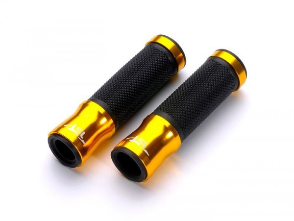Pair Of Grips Lsl, Aluminium And Rubber  Gold
