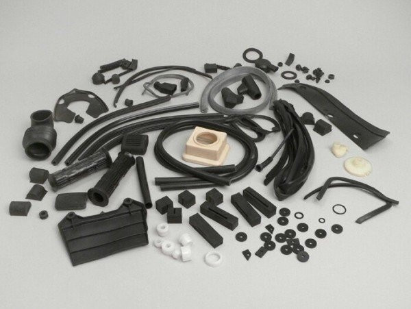 Rubber Kit Lambretta  Black
