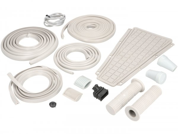 Rubber Kit Made In Vietnam 19 Pcs Vespa Prange (-1984)  Grey
