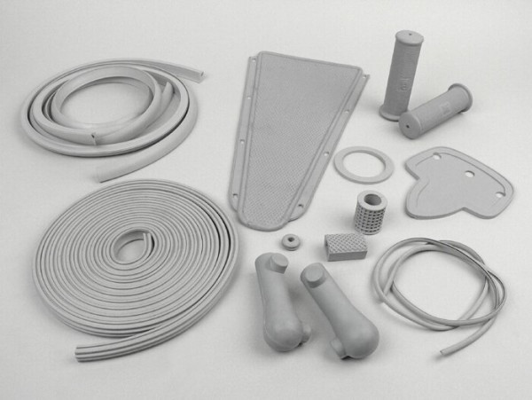 Rubber Kit Vespa  Grey