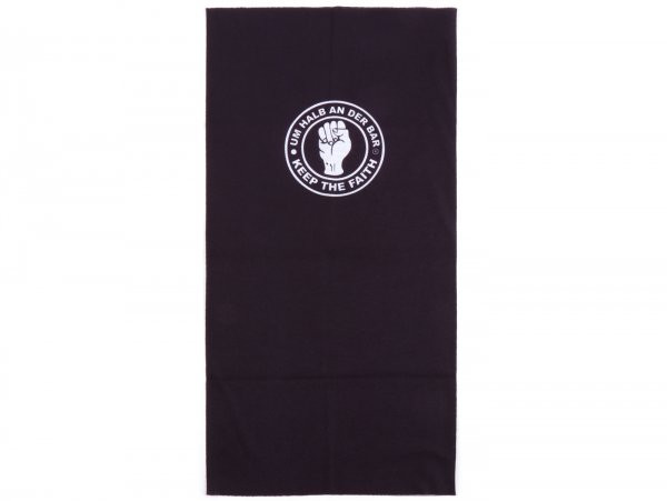 Scarf/neck Warmer  Tube Um Halb An Der Bar Black