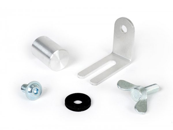 Bracket For Smartphone Holder Mrp Universal For Manual Vespa Models (mounting Under Handlebar On Mirror Screw Connection)