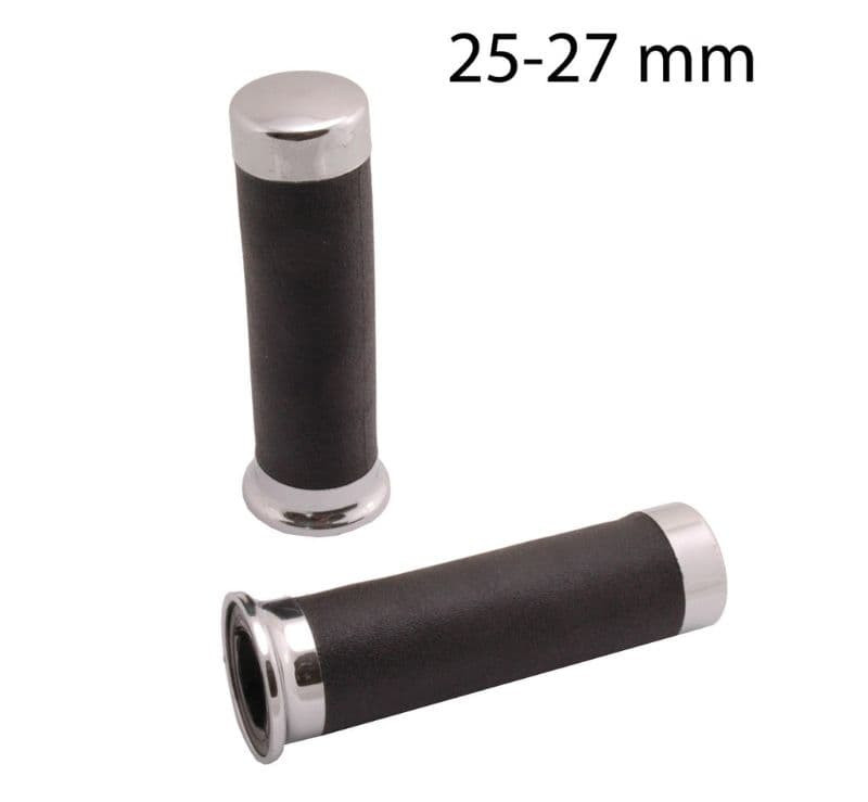 Handvaten Custom 25-27Mm Zwart-Chr
