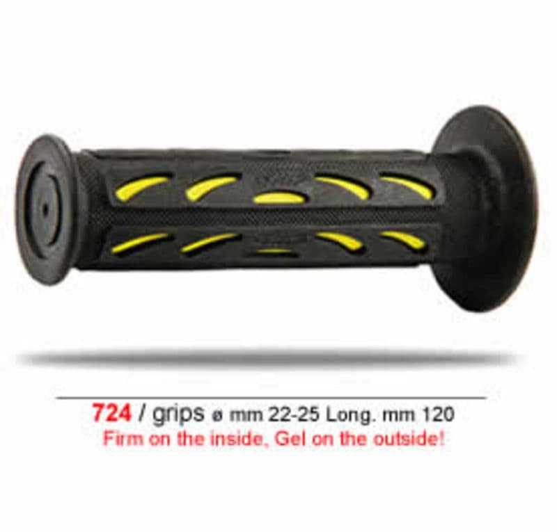 Handvaten Progrip 724 Zwart / Geel