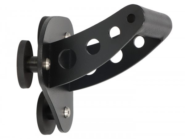 Mobile Phone Holder   Powdercoated Black Fine Structure