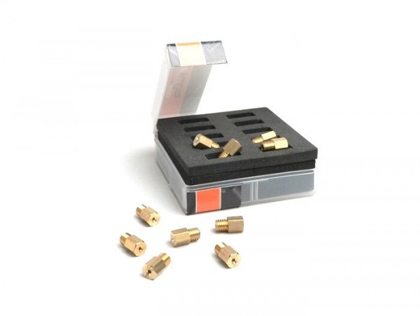 Main Jet Set BGM Pro For Mikuni (type: 4/042) Tm / Tmx, Arreche 17.5 / 19 / 24  (80125)  (80859095100105110115120125)