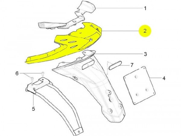 Heckelement Piaggio (piaggio)