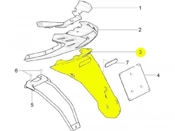 Heckteil Piaggio (piaggio)