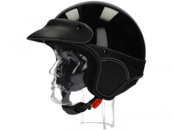 Helmet New Max, Elegance Open Face Helmet Glossy Black  Xs (5354cm)