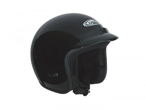Helm -speeds Jet Classic - Zwart Glanzend - Xl (61-62 Cm)