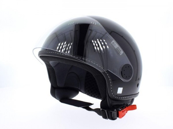 Helm -VESPA Visor 2- zwart Glanzend - XL (61-62cm)