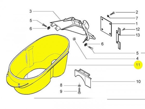 Helmet Box Piaggio