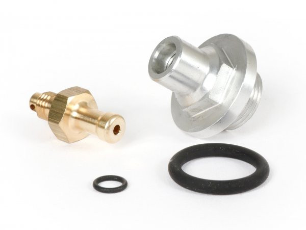 Banjo Bolt For Float Chamber With Drain Plug Polini