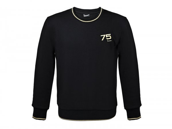 Sweatshirt Vespa "75th Anniversary" Black M