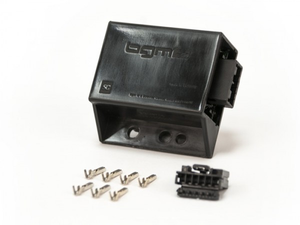 Horn Rectifier Incl. Faston Terminals BGM Pro With Blinker Relay For Led Indicator And Usb Charge Plug