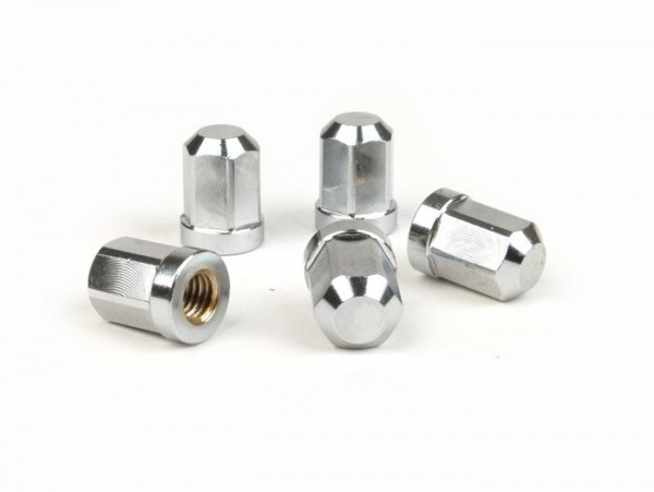 Domed Cap Nut Set For Tubeless Rim M8 With 14mm Collar