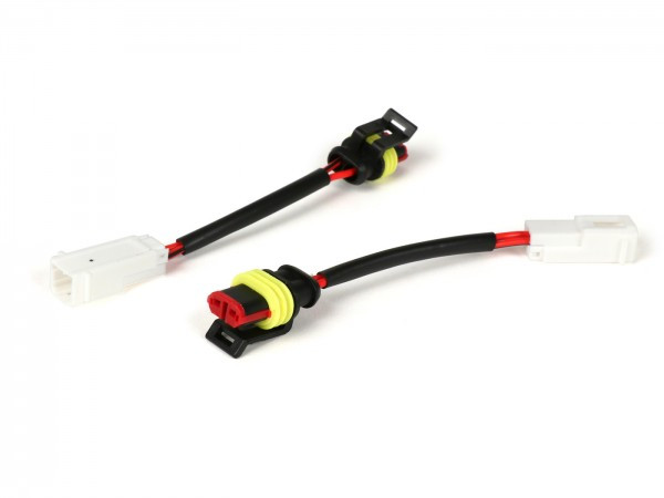 Adapter Wire Set For Indicator Conversion BGM Pro Update 2003-2013 => 2014- Vespa Gts Rear  Used For Indicators From 2014 On Vechicles Before 2014