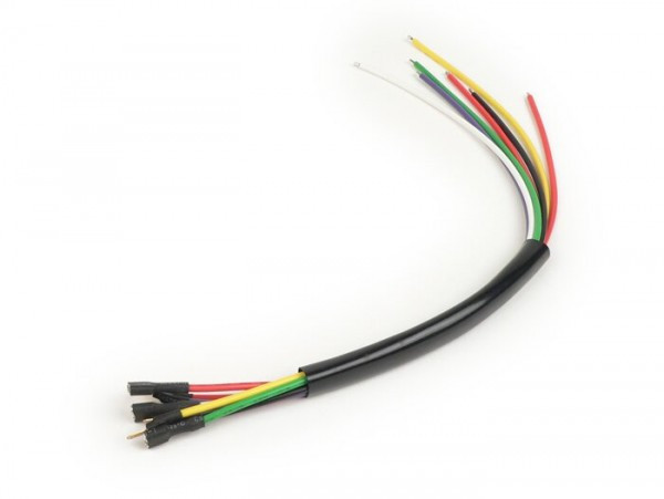 Wire Group For Sator Plate Vespa Vespa Prange (-1984) (7 Wires) Purple Cable