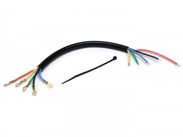 Wiring Stator Plate Vesparatur  5 Cables With Central Soldering Point