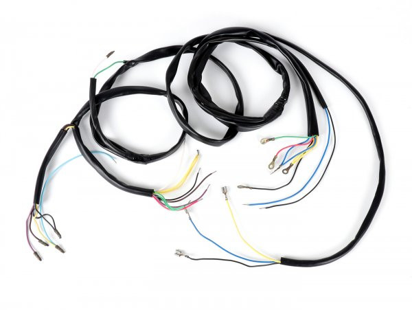 Wiring Loom Piaggio (nos)  Round Plug Type For Headlamp Connector