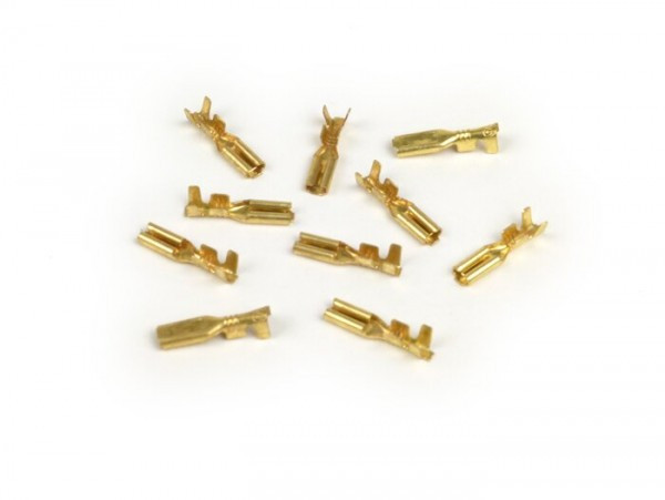Crimp Terminal Female Spade Connector 2.8mm Ø=0.51.0mm² Din 18201  10 Pcs
