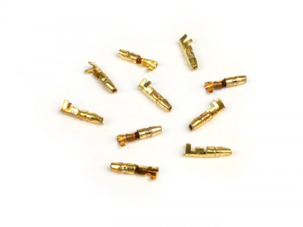 Crimp Terminal Bullet Plug 4mm Ø=0.51.0mm² 10 Pcs