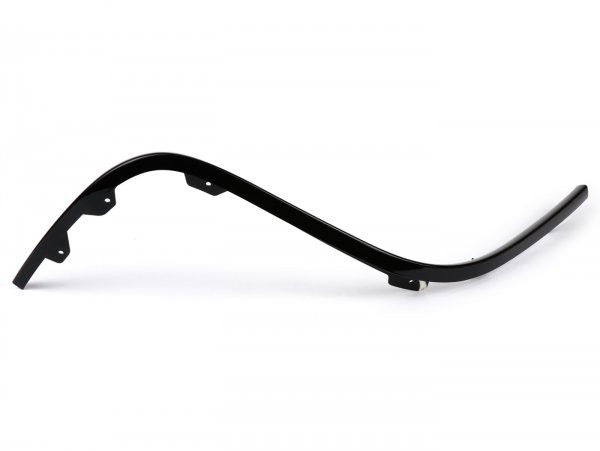 Leg Shield Beading Lhs, Shiny Black Piaggio