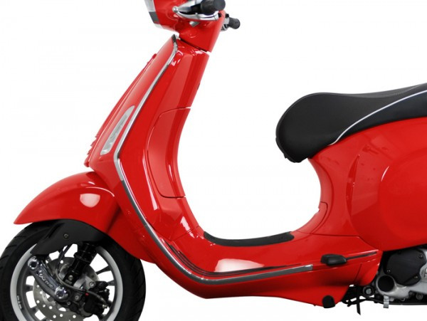Kantenschutz Beenschild Links piaggio, Chroom (Vespa Modern)
