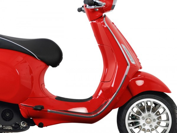Kantenschutz Beenschild Rechts piaggio, Chroom (Vespa Modern)