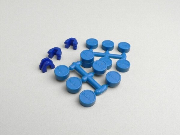 Caps For Variator Roller Cores Polini 15x12mm  Blue