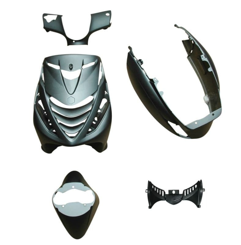 Kappenset 5-Delig Mat Grijs | Piaggio Zip Sp