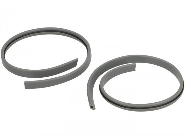 Horncast/leg Shield Rubbers Lambretta  Grey
