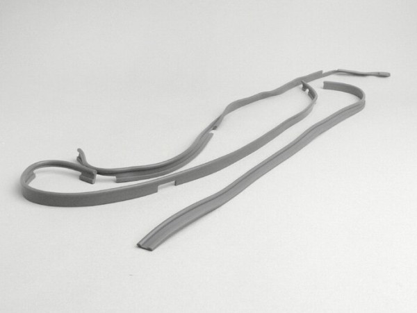 Horncast/leg Shield/mudguard Rubbers Lambretta  Grey