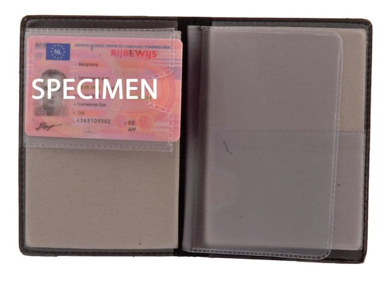 Kentekenhoesjes Zwart Blanco